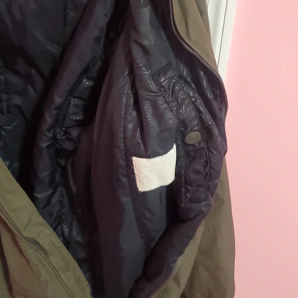Volcom Olive And Cream Winter Coat